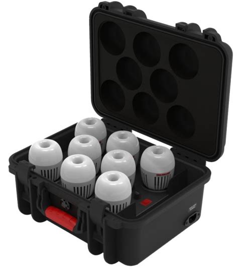 Set de 8 ampoules RGBWW + étui de charge