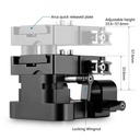 Mini BASE PLATE universel tige de 15mm