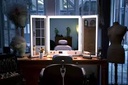 Glace maquillage triptyque LED 