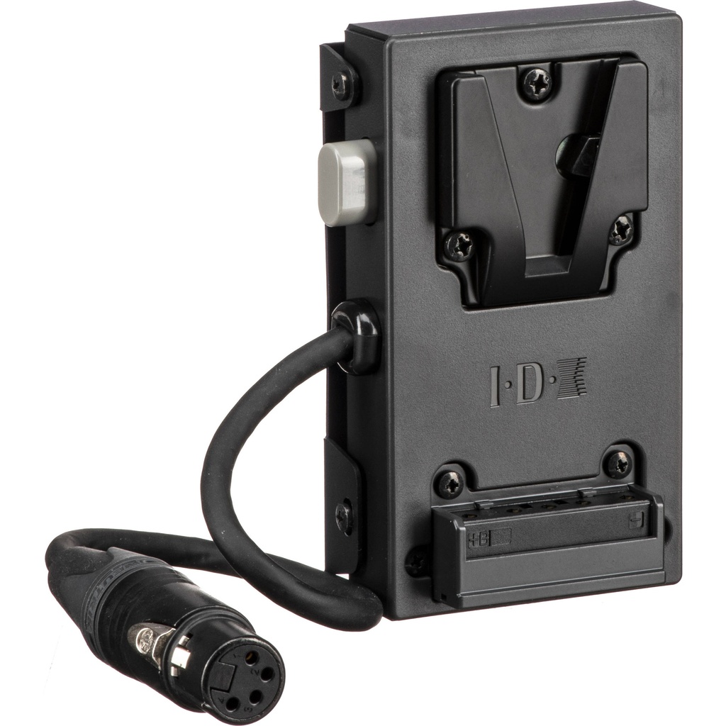 [PBATVM4B] PLAQUE POUR BATTERIE V MOUNT Sortie XLR 4