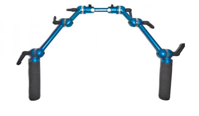 Poignee bleue 