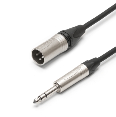 CABLE XLR MALE /JACK STEREO 6.35