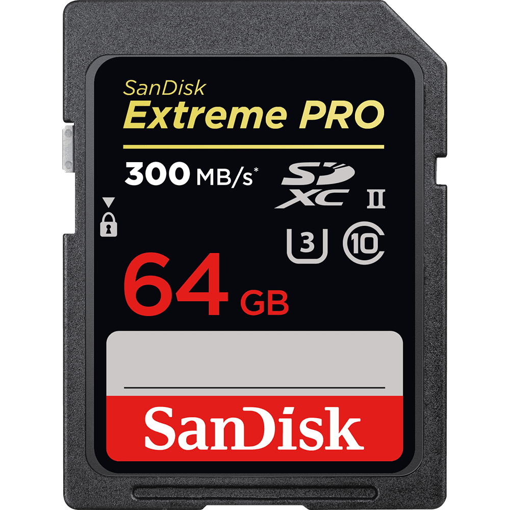 Carte SD 64 Gb extreme pro 300Mb/s