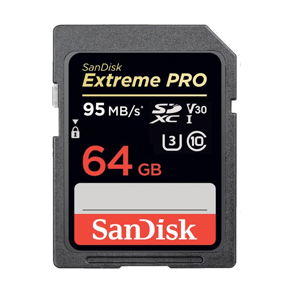 [CASDXC64] Carte SD 64Gb extreme pro 95Mb/s