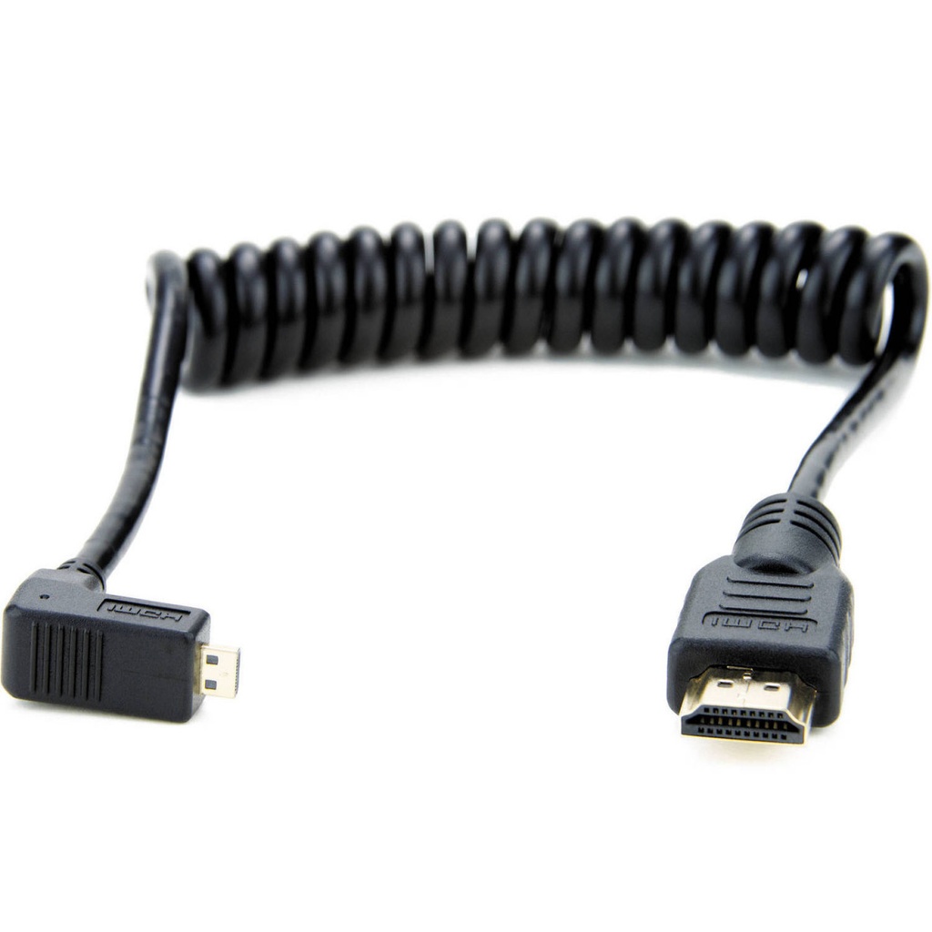 [HDMIMIC] Cable HDMI / micro HDMI 1.4 spiralé - 40cm
