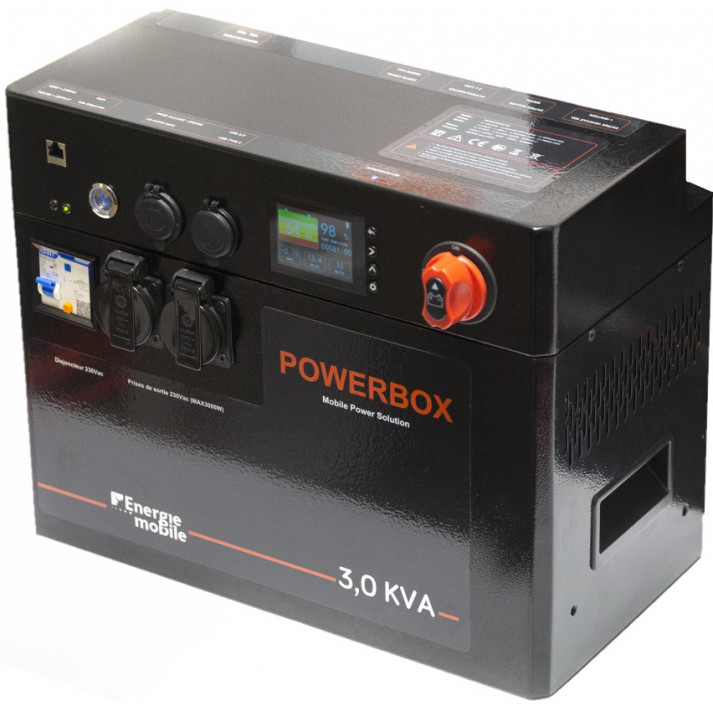 [POWBO3] PowerBox 3,0 KVA/3070 Wh + panneau solaire 200w