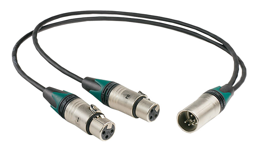 [YFXLR5B] CABLE XLR 5 BROCHES / 2 XLR 3 FEMELLE