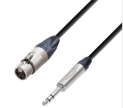 CABLE XLR FEMELLE / JACK 6.35 STEREO